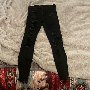 Black American eagle jeans